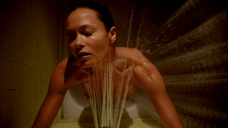 Nude video with Thandie Newton nude , scene from Rogue s01e01, scene from02 (2013)