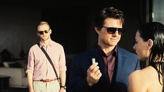 Rebecca Ferguson seksi, Mission Impossible Rogue Nation'dan (2015) bir sahne