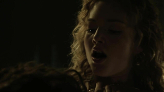 Nude video with Holliday Grainger sexy , scene from The Borgias s03e03 (2013)