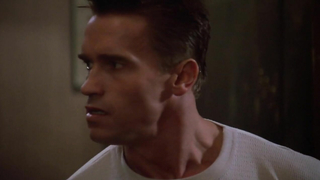 Gretchen Palmer nackt, Szene aus Red Heat (1988)