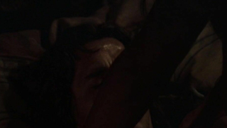 Sandahl Bergman nua, cena de sexo de Conan, o Bárbaro (1982)