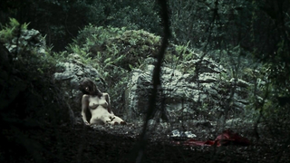 Barbara Goenaga nue, scène de Timecrimes (2007)